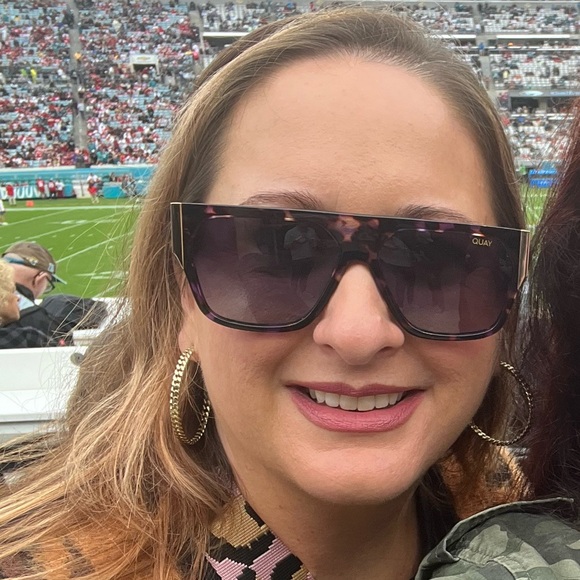 Quay Australia GO OFF - PURPLE/BLACK POLARIZED Sunglasses - Picture 9 of 9